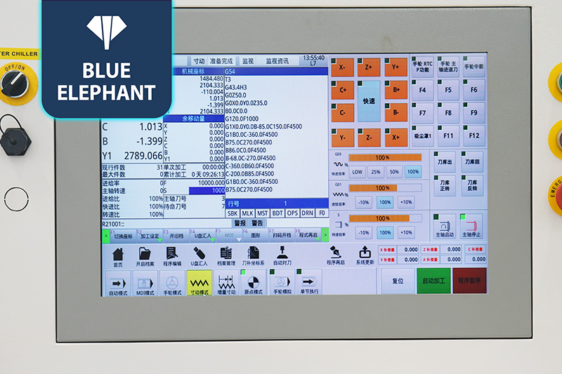 EW3動柱式五軸加工中心